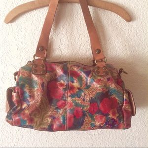 Patricia Nash Italian Floral Leather Purse